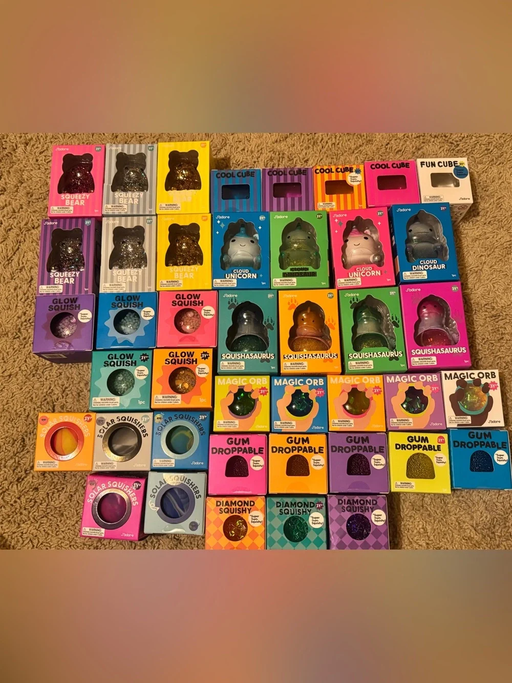 J’adore Squishy Lot-42 Pieces